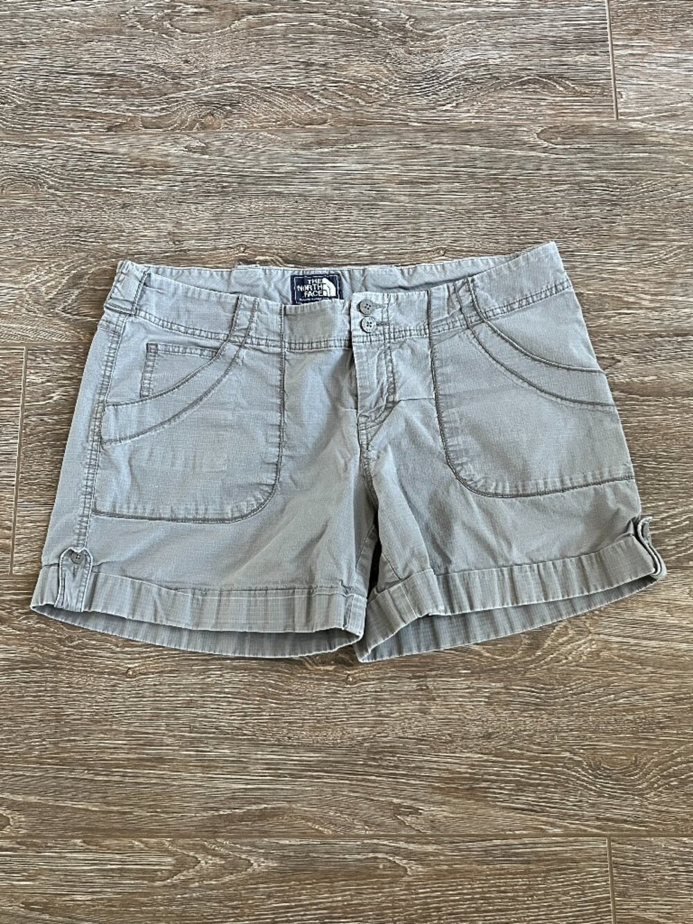 The North Face gray shorts size 12